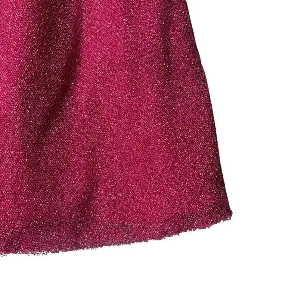 Gap kids Magenta Glitter Tule Skirt Size 6-7